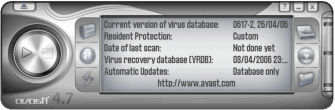 Avast control centre