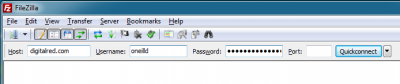 filezilla quickconnect